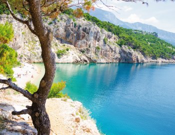 Herrlicher Strand an der Makarska Riviera © lukaszimilena - stock.adobe.com