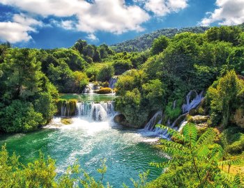 Der Krka-Nationalpark bei Šibenik in Kroatien © mojolo - stock.adobe.com