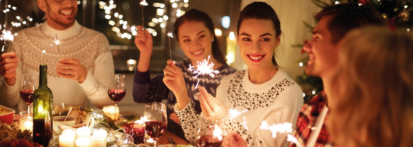 gemeinsam Silvester feiern