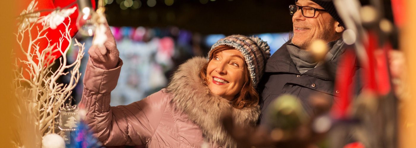 Auf dem Weihnachtsmarkt