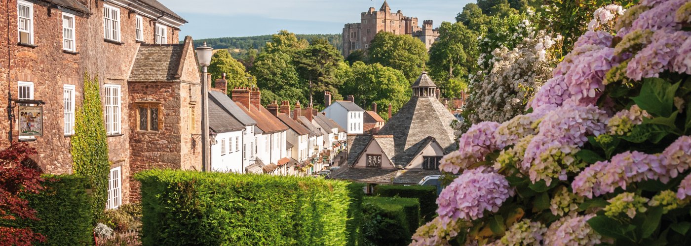 malerischer Ort Dunster