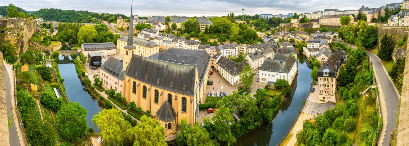 Blick auf Luxemburg Stadt
