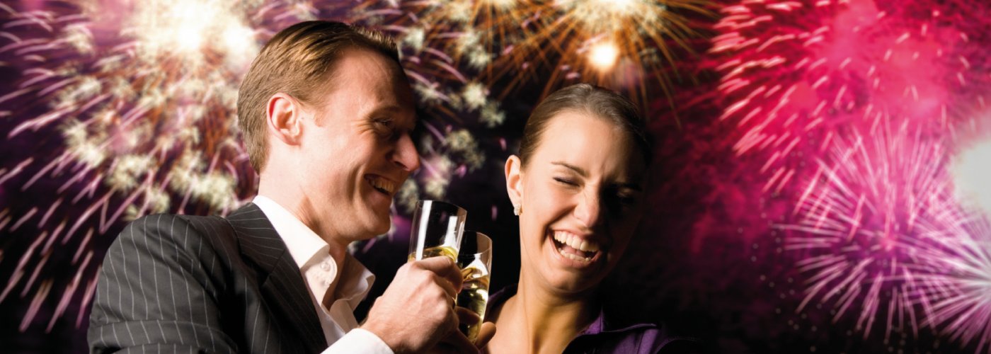 Beim Silvesterfeuerwerk